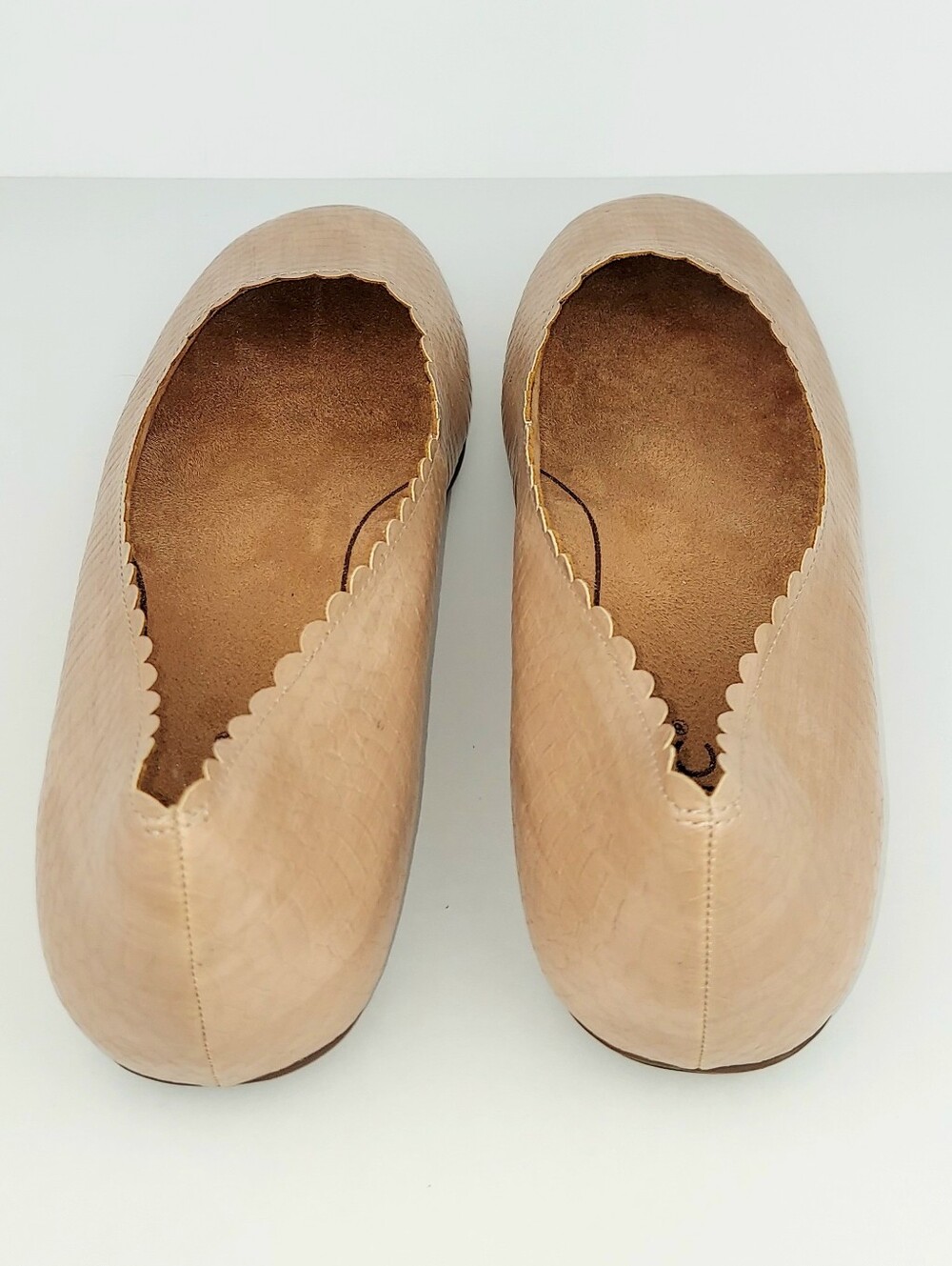 Vionic Julieta Snake Scalloped Ballet Flats 9.5 - Picture 7 of 13